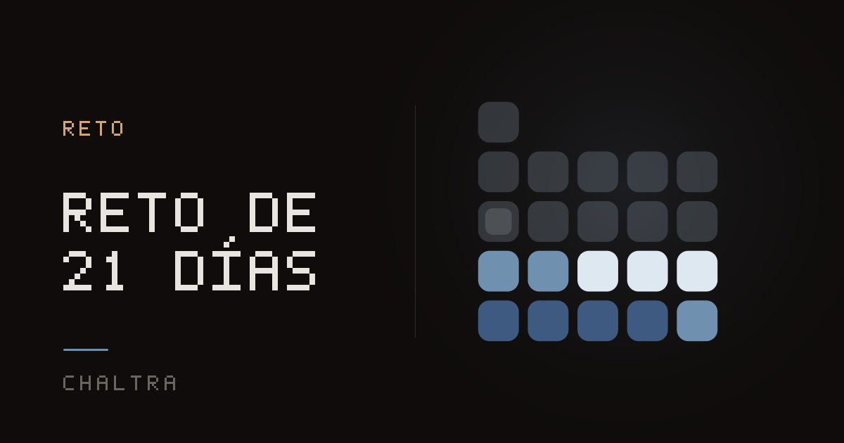Cuadrícula de tres semanas llena casi hasta la mitad