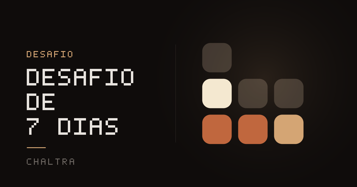 Grade de uma semana com pouco mais da metade preenchida