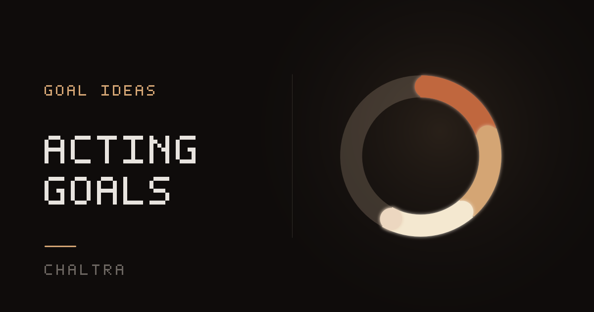 Ring of light closing like a spotlight as auditions and self-tapes are logged