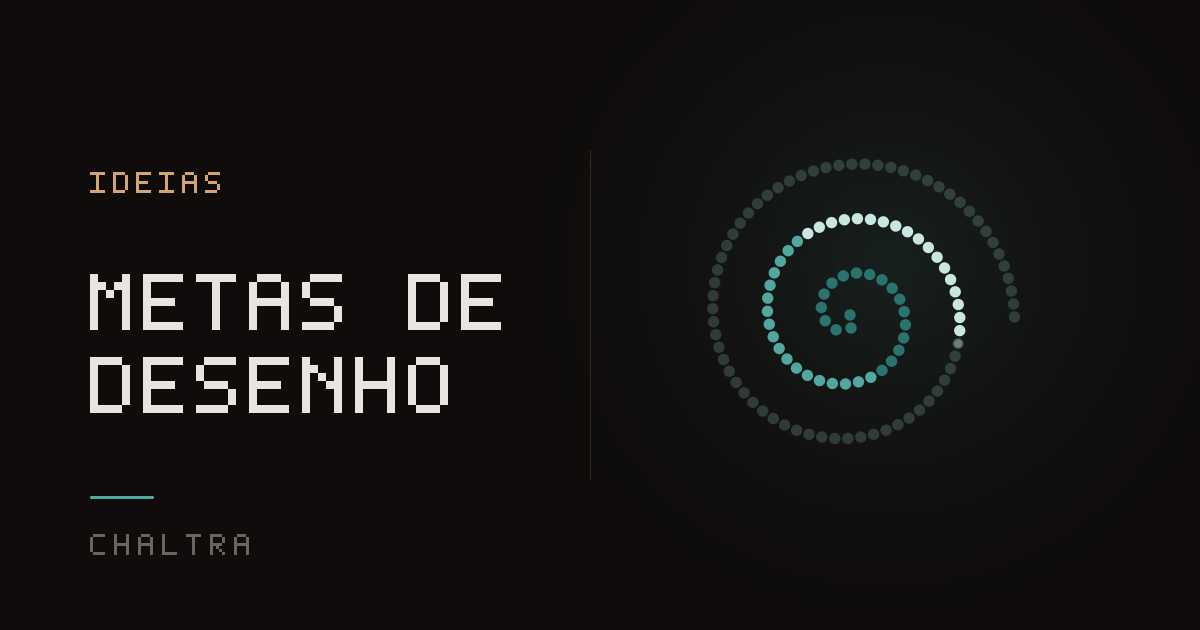 Espiral de pontos se abrindo a cada desenho diário marcado rumo a um desafio de desenho