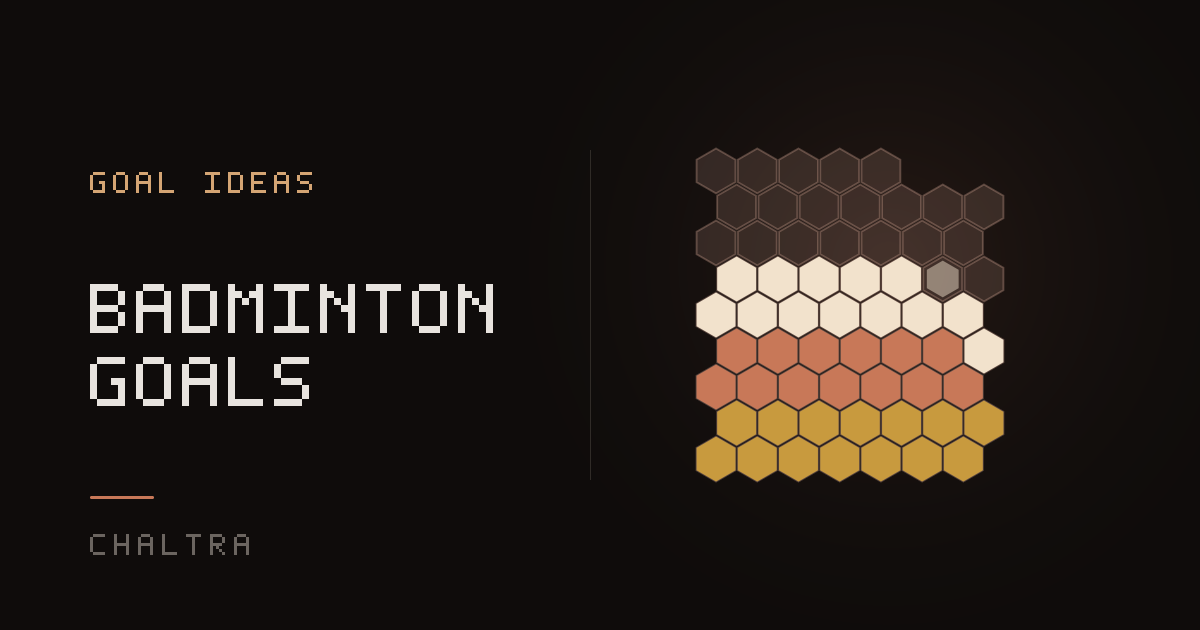 Honeycomb filling cell by cell as badminton sessions and serves are counted