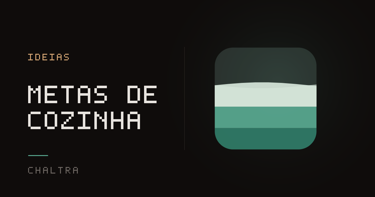 Pote enchendo com os jantares feitos em casa e as receitas novas anotadas