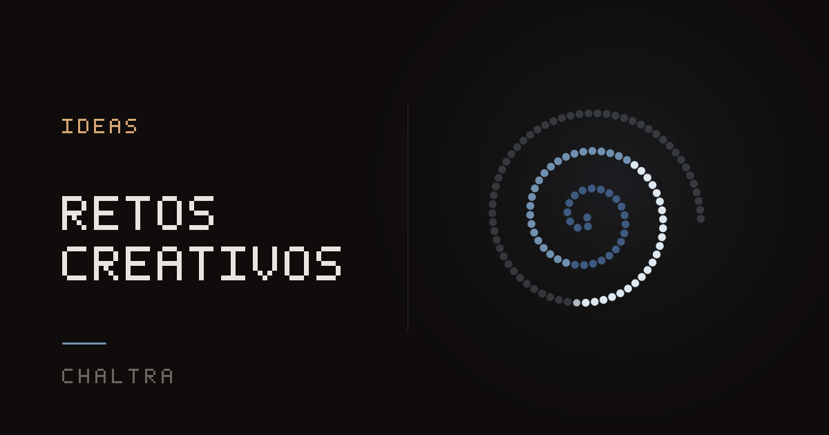 Espiral de celdas que se llena con cada día de práctica creativa