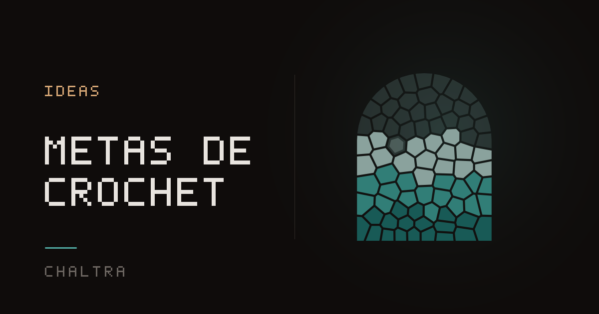 Vitral que se llena pieza por pieza, como cuadros granny que se unen en una cobija tejida a crochet