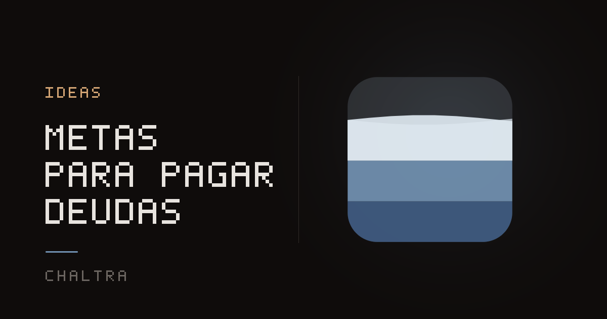 Frasco que se llena con cada pago de deuda anotado hacia la meta de quedar en ceros