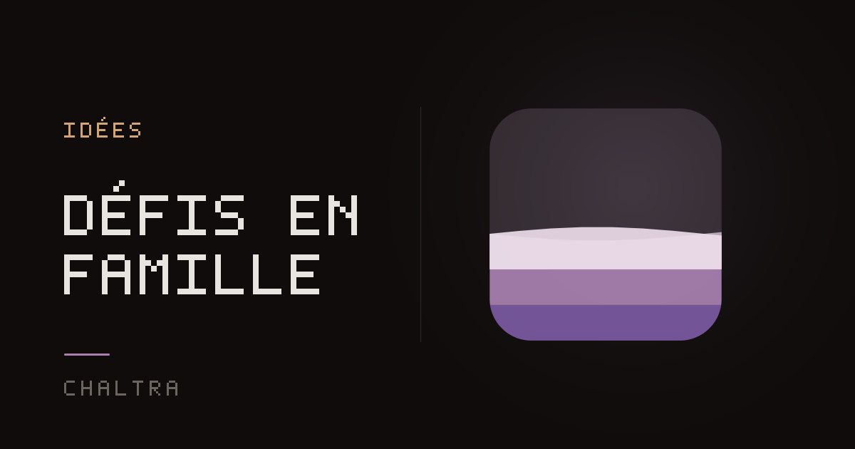 Grille de jours remplie par toute une famille
