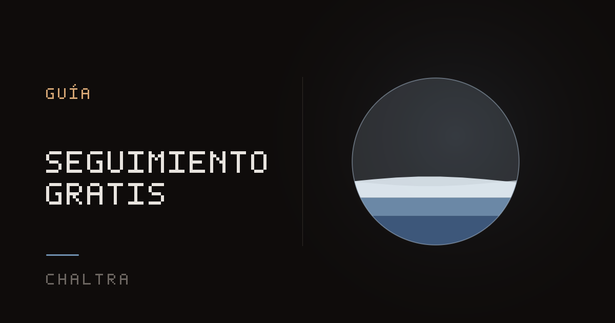 Esfera líquida llena a un tercio en una app de metas sin costo
