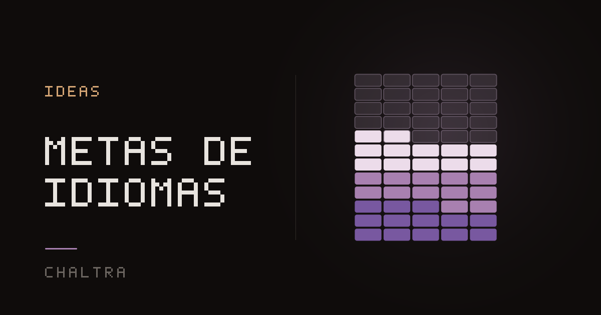 Muro de ladrillos que se apila con las horas de estudio de un idioma anotadas