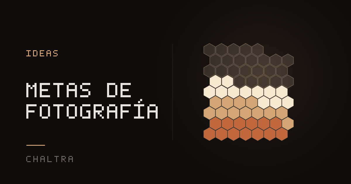 Panal que se llena celda por celda con cada día de un proyecto de foto diaria