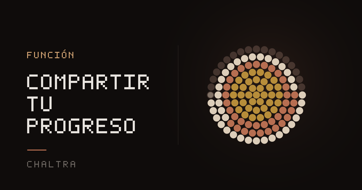 Imagen de progreso exportada y lista para publicar en redes sociales