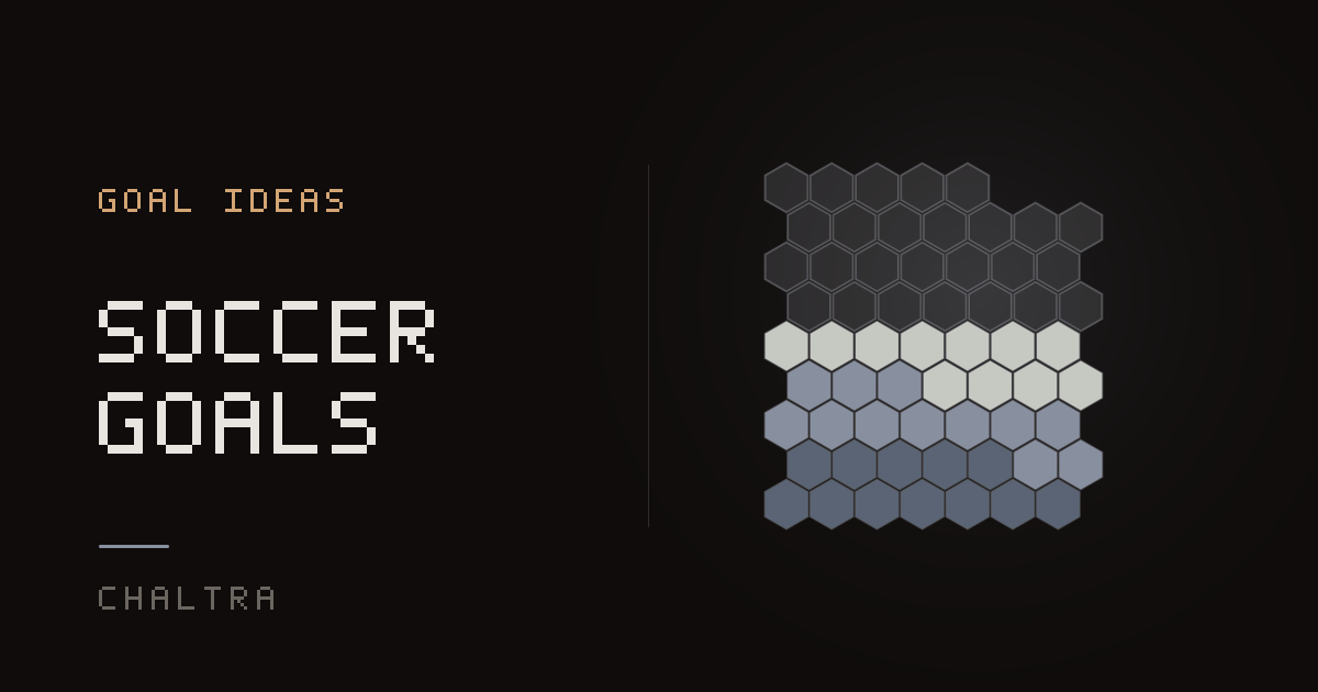 Honeycomb filling cell by cell as soccer training sessions and touches are logged